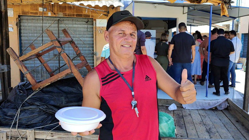 Restaurante fornece almoço por apenas R$ 3,00, no Tabuleiro