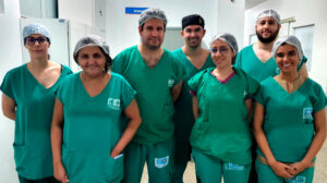 Equipe médica que atuou na captação do órgão para transplante, em Arapiraca