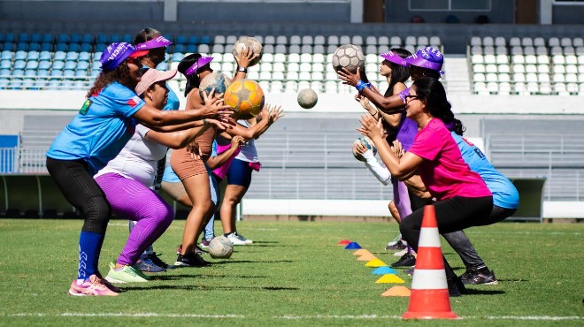 Projeto incentiva saúde e protagonismo feminino no Estádio Rei Pelé