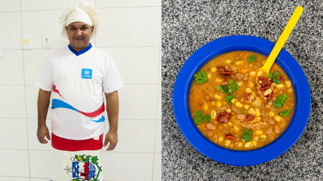 Receita de mugunzá salgado feito por merendeiro alagoano é finalista em concurso nacional