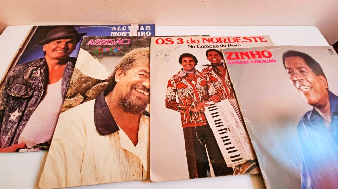 Quadro resgata discos que ajudaram a escrever a história do forró