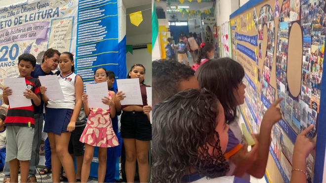 Poesia que acolhe: alunos celebram 20 anos da escola transformando memórias em versos