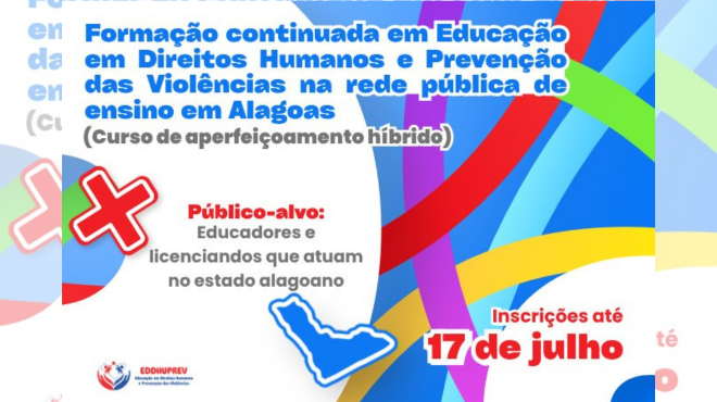 Ifal promove formação gratuita para criar ambientes escolares mais seguros