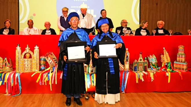 Graça Correia e Mestre Militar recebem título inédito que reconhece saberes da cultura popular