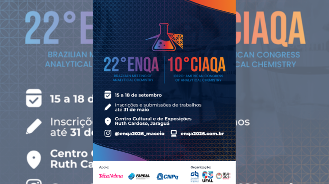 Maceió vira polo científico e sedia maior evento de Química Analítica do Brasil
