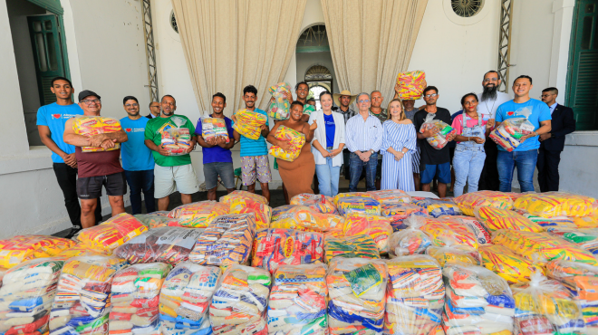 Alagoas Sem Fome destina 2,5 toneladas de alimentos à Fraternidade Casa de Ranquines